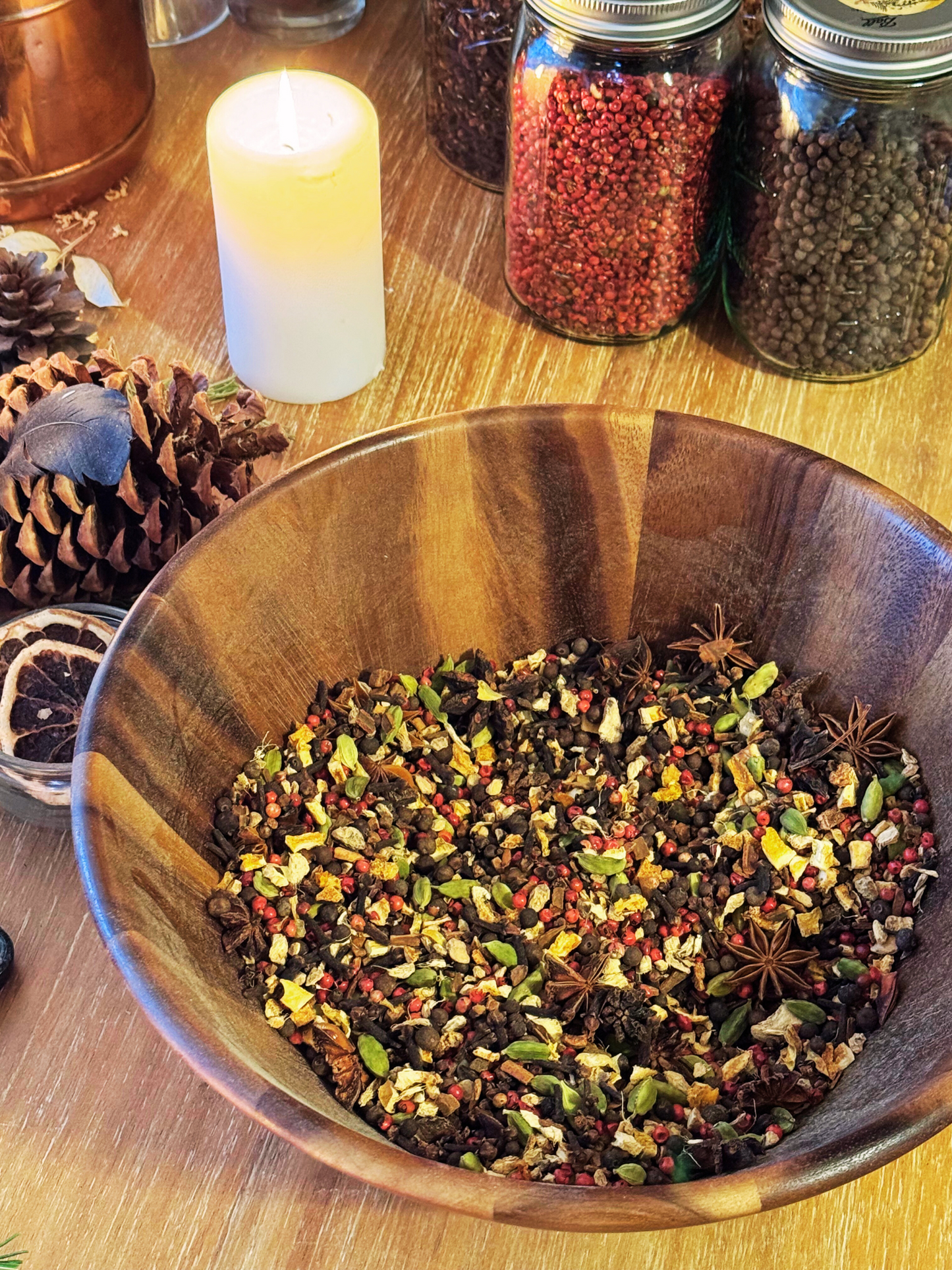 Mulled Acai Herbal Tea (Mulling Spice Mix)