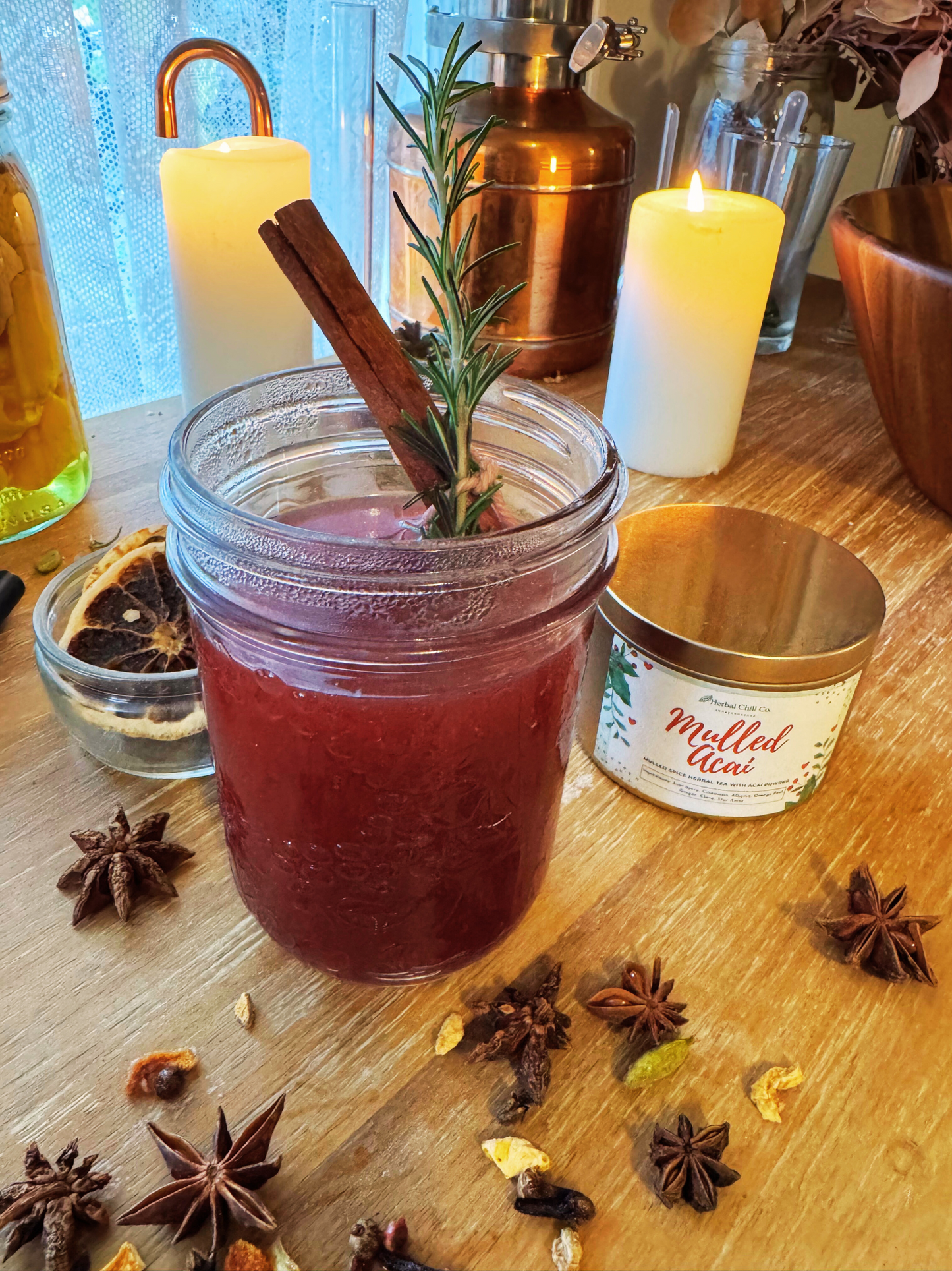 Mulled Acai Herbal Tea (Mulling Spice Mix)